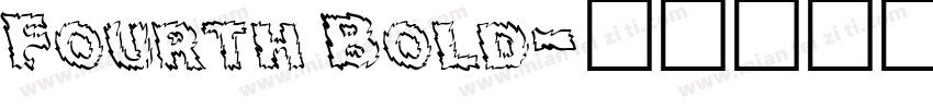 Fourth Bold字体转换